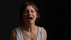 Photo of Antigone wailing in anguish